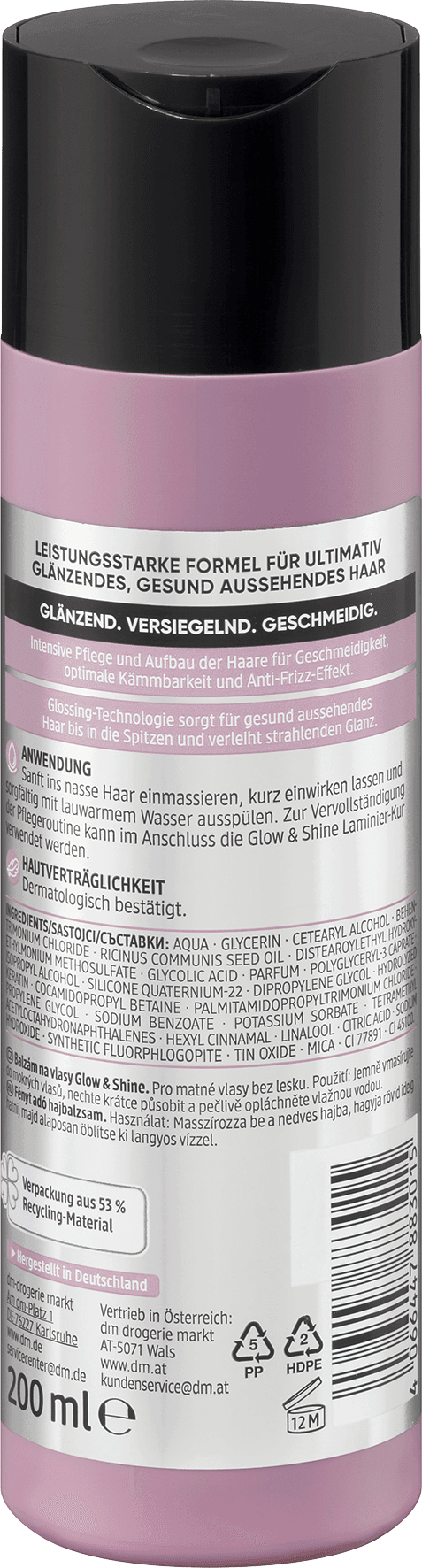 Balea Professional Conditioner Glow & Shine - Afbeelding 2