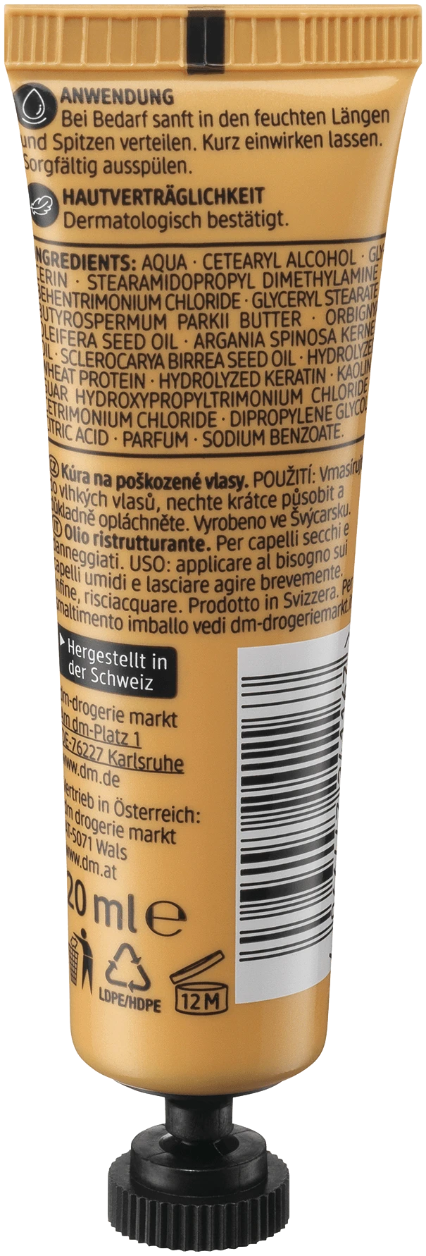 Balea Professional Haarmasker Express Olie Repair Intensief - Afbeelding 2