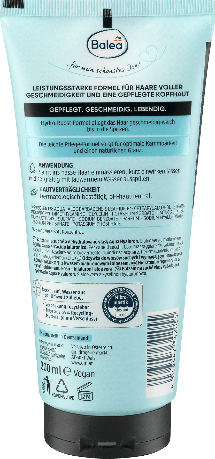 Balea Professional Conditioner Aqua Hyaluron - Afbeelding 2