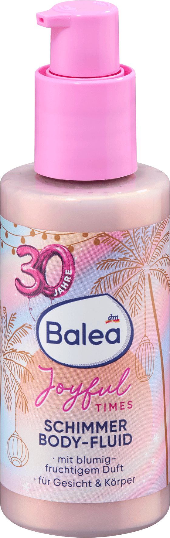 Balea Schimmer Body Fluid Joyful Times Limited Edition