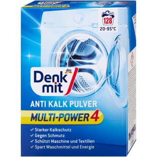Denkmit Anti-Kalk Poeder Voor Wasmachines 128 Wasbeurten