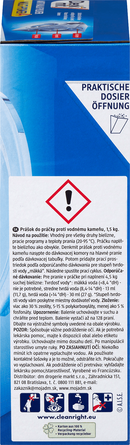 Denkmit Anti-Kalk Poeder Voor Wasmachines 128 Wasbeurten - Afbeelding 5