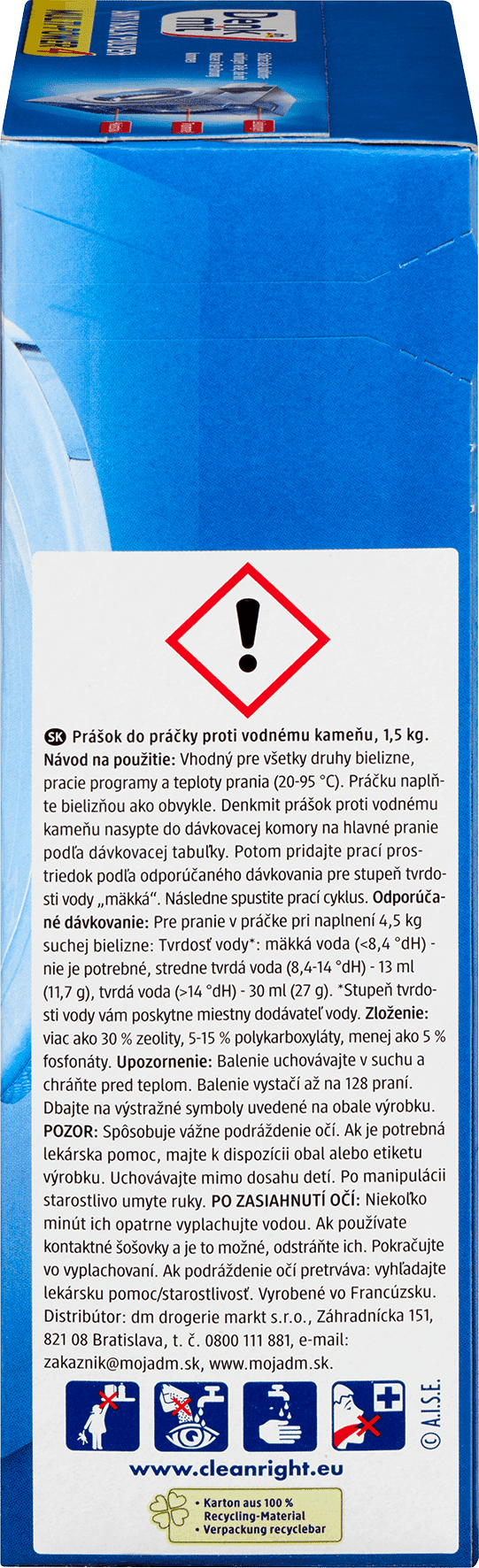 Denkmit Anti-Kalk Poeder Voor Wasmachines 128 Wasbeurten - Afbeelding 6