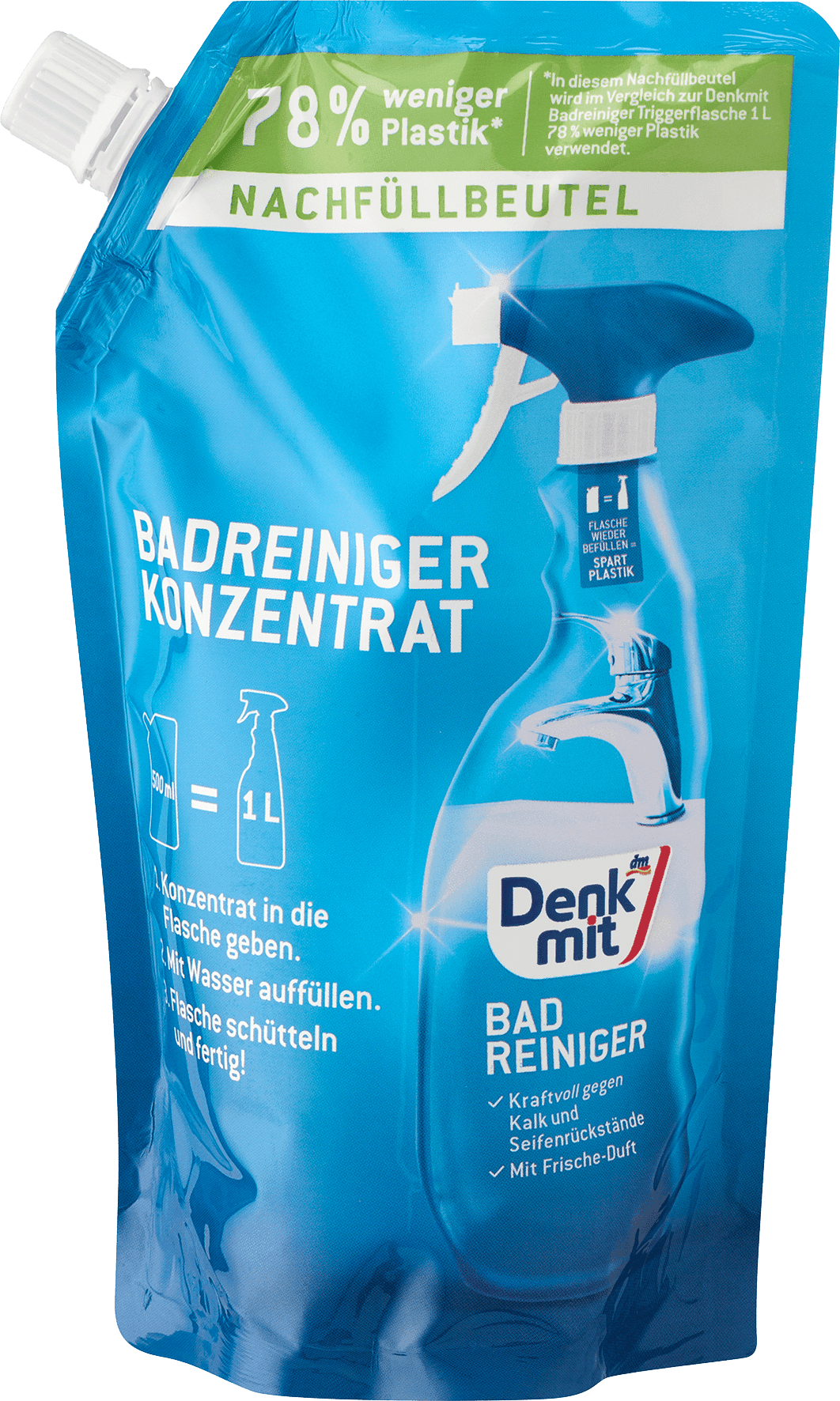 Denkmit Badreiniger Concentraat Navulverpakking