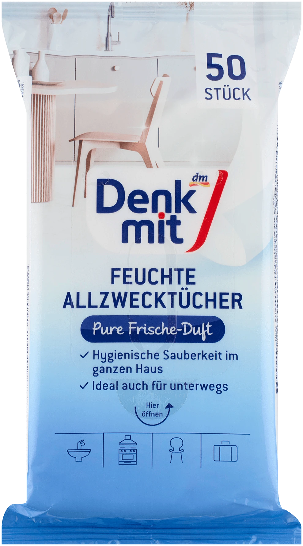 Denkmit Vochtige Allesdoekjes Pure Frisheid