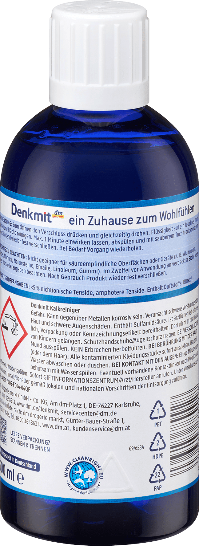 Denkmit Kalkreiniger 1L - Afbeelding 2