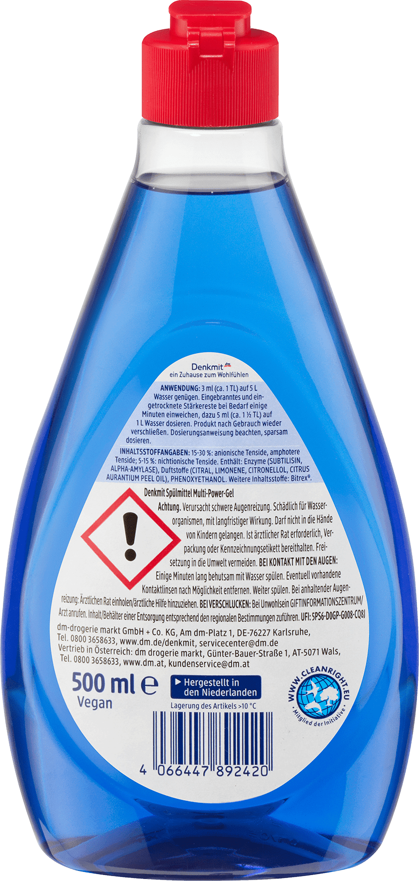 Denkmit Afwasmiddel Multi Power Gel - Afbeelding 2