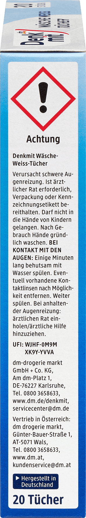 Denkmit Witte Wasdoekjes - Afbeelding 4