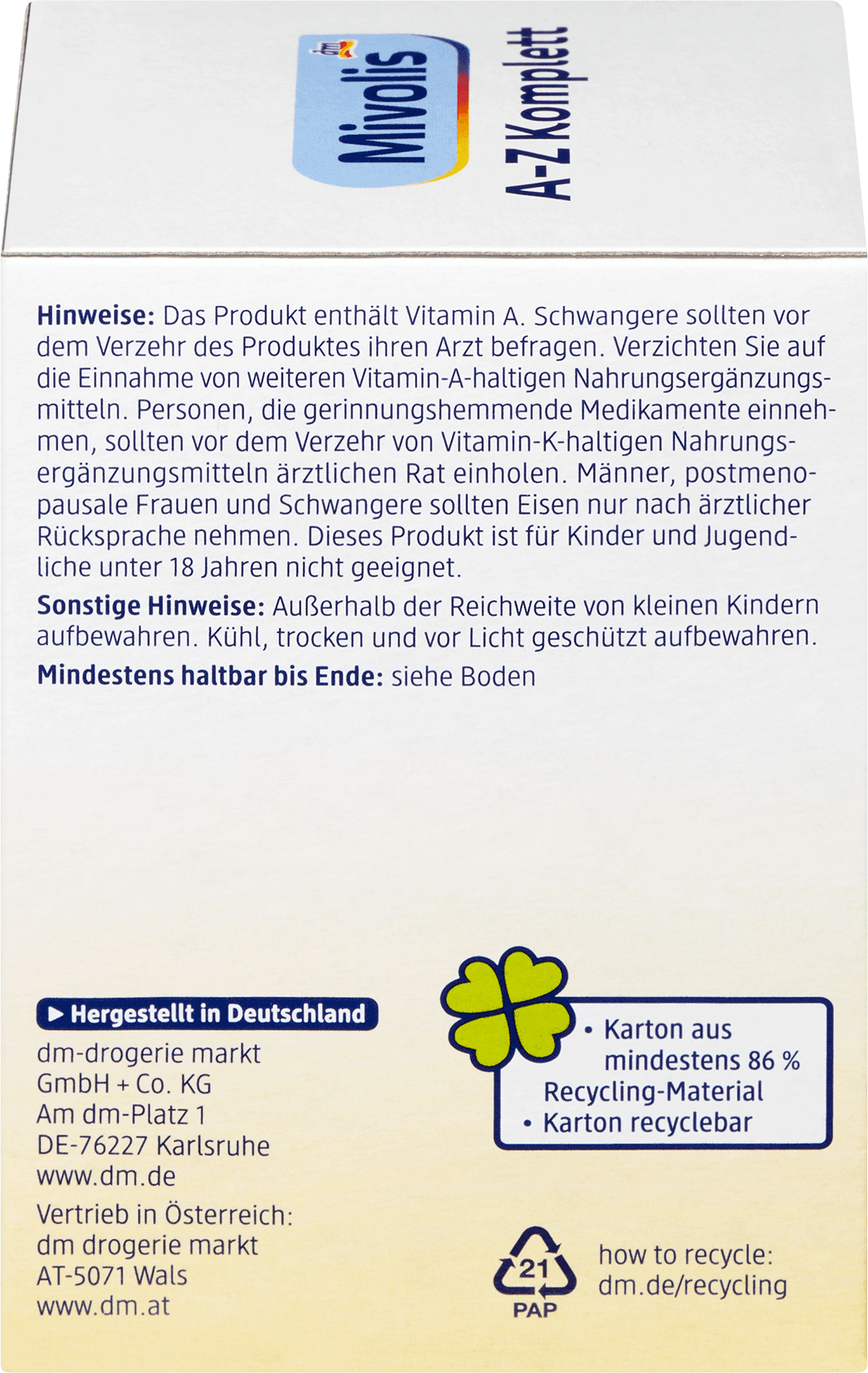 Mivolis A-Z Compleet Tabletten 100 Stuks - Afbeelding 5