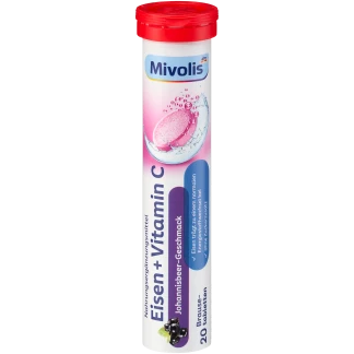 Mivolis IJzer + C Bruistabletten 20 Stuks