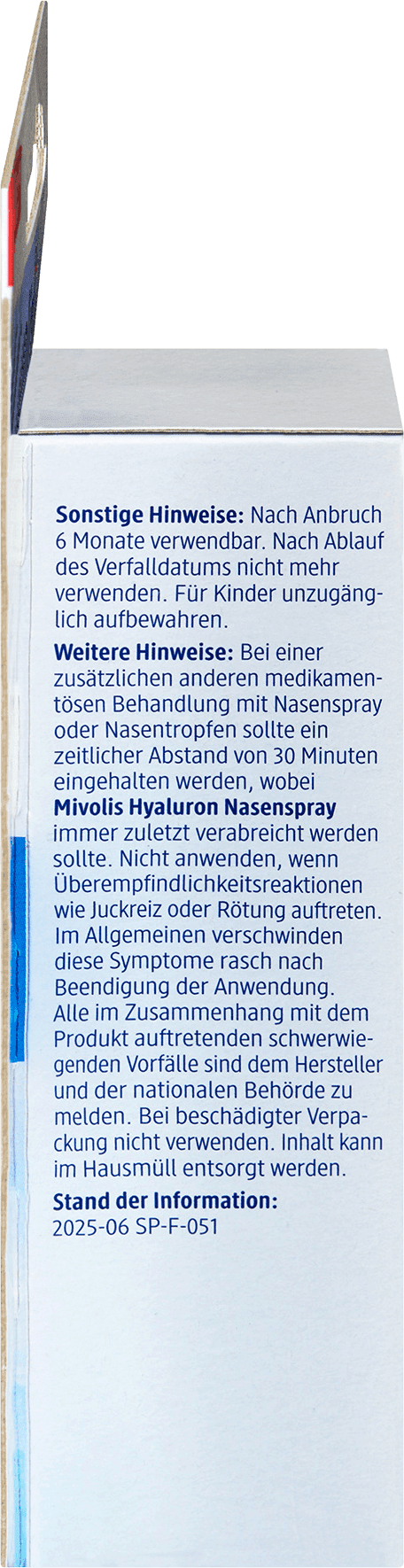Mivolis Hyaluron Neusspray - Afbeelding 4