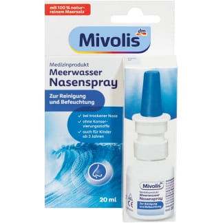 Mivolis Neusspray Met Zeewater 20 ml