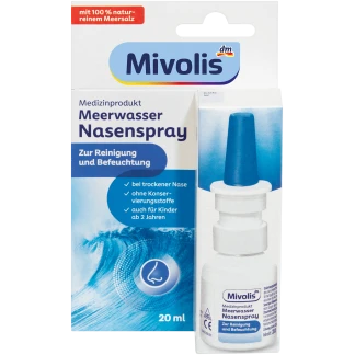 Mivolis Neusspray Met Zeewater 20 ml