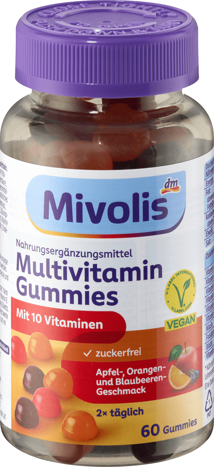 Mivolis Multivitamine Gummies 60 Stuks