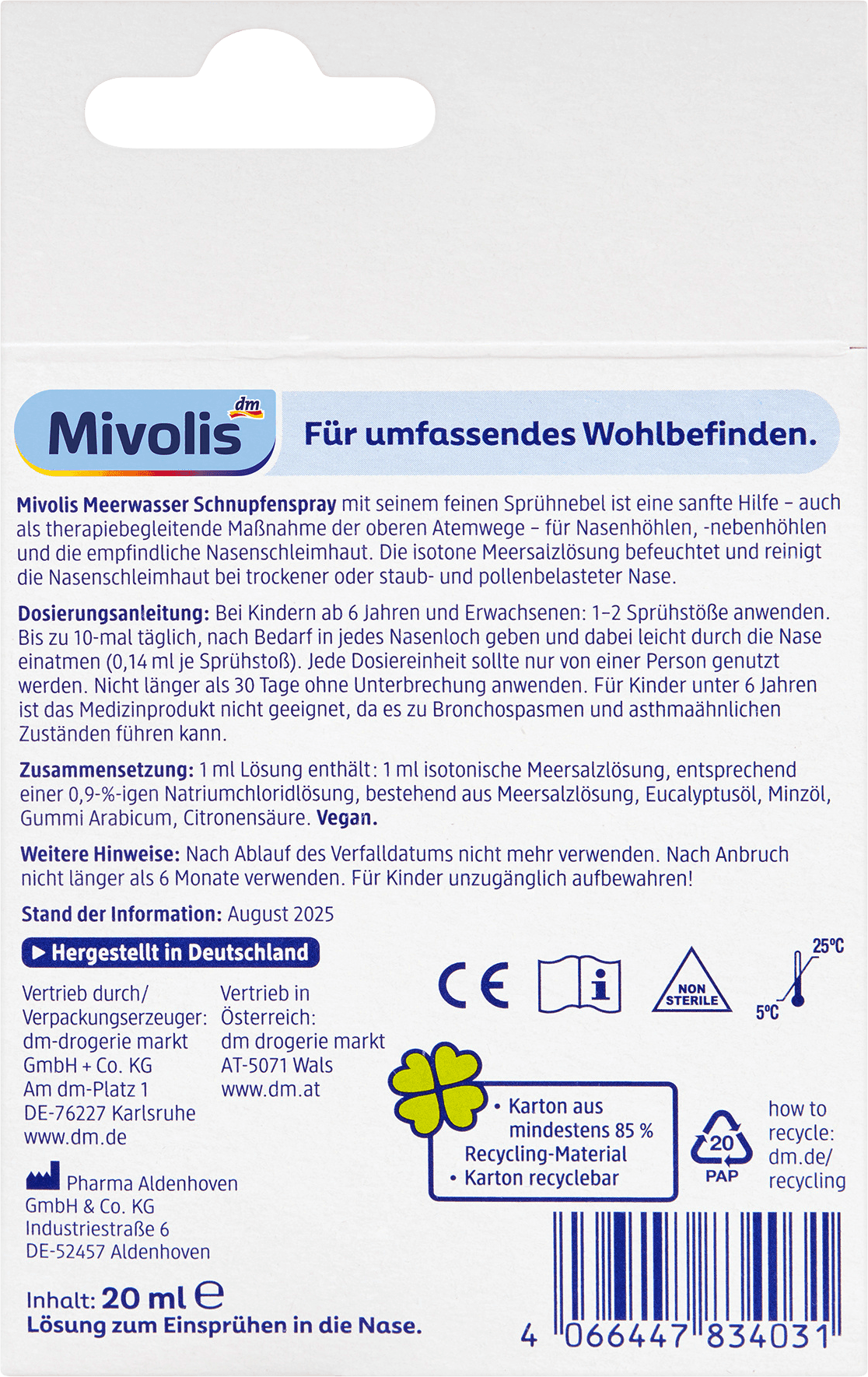 Mivolis Neusspray Tegen Verkoudheid 15 ml - Afbeelding 2