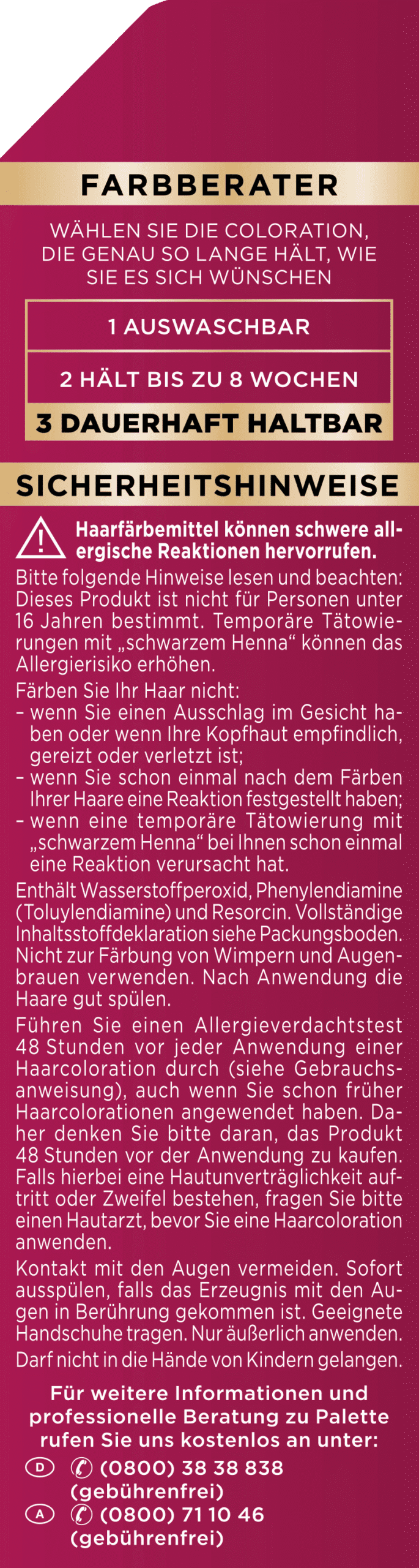 Palette Intensive Kleurcrème Haarkleuring 3-65 Donker Chocoladebruin - Afbeelding 13