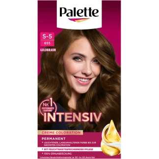 Palette Intensive Crème Haarkleuring 5-55 Goudbruin
