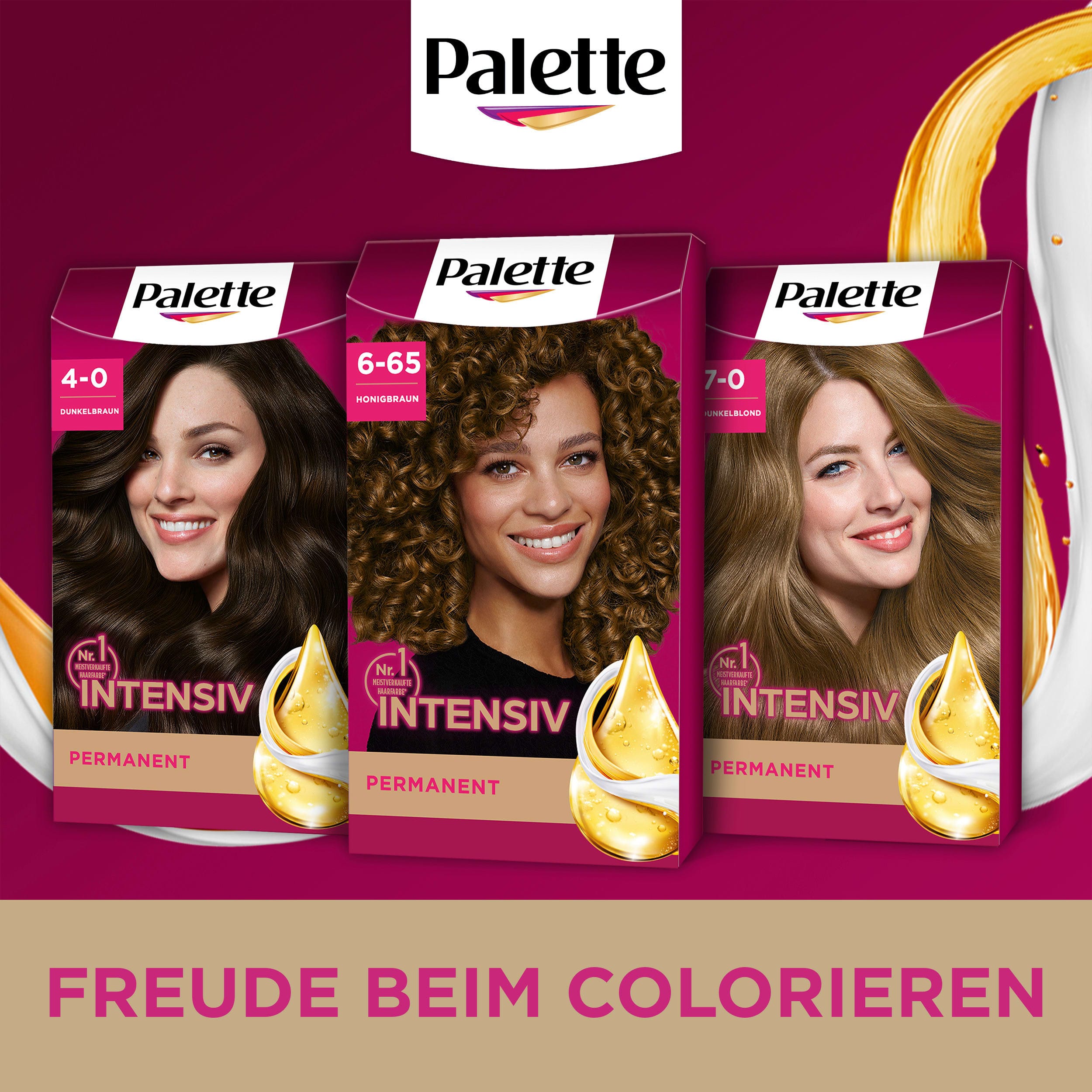 Palette Intensive Color Creme Haarverf 6-65 Honingbruin - Afbeelding 10