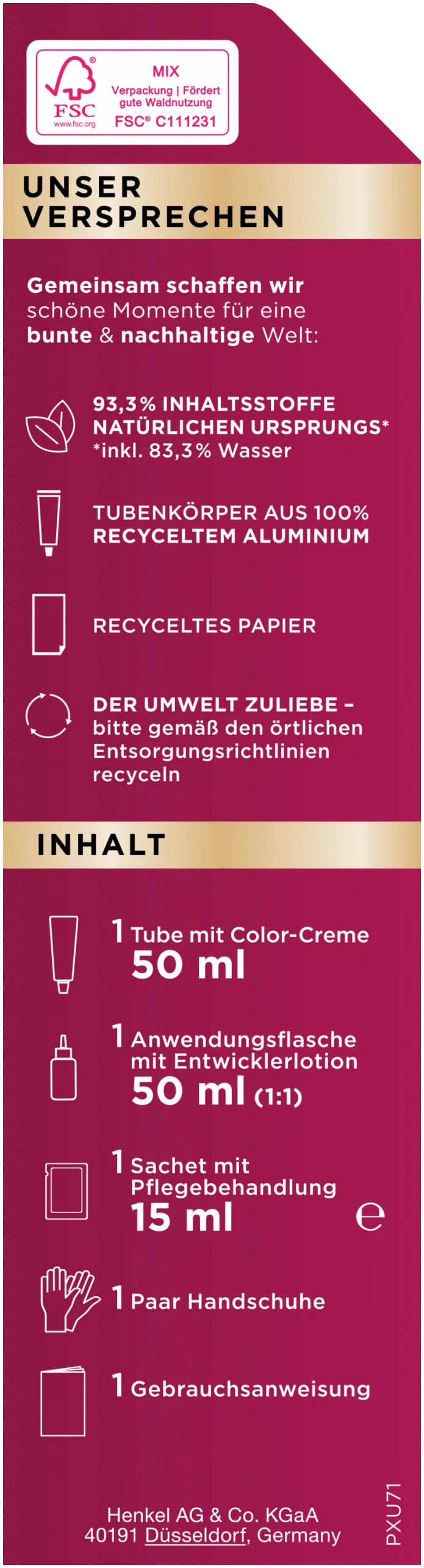 Palette Intensive Color Creme Haarverf U71 Koel Zilvergrijs - Afbeelding 7