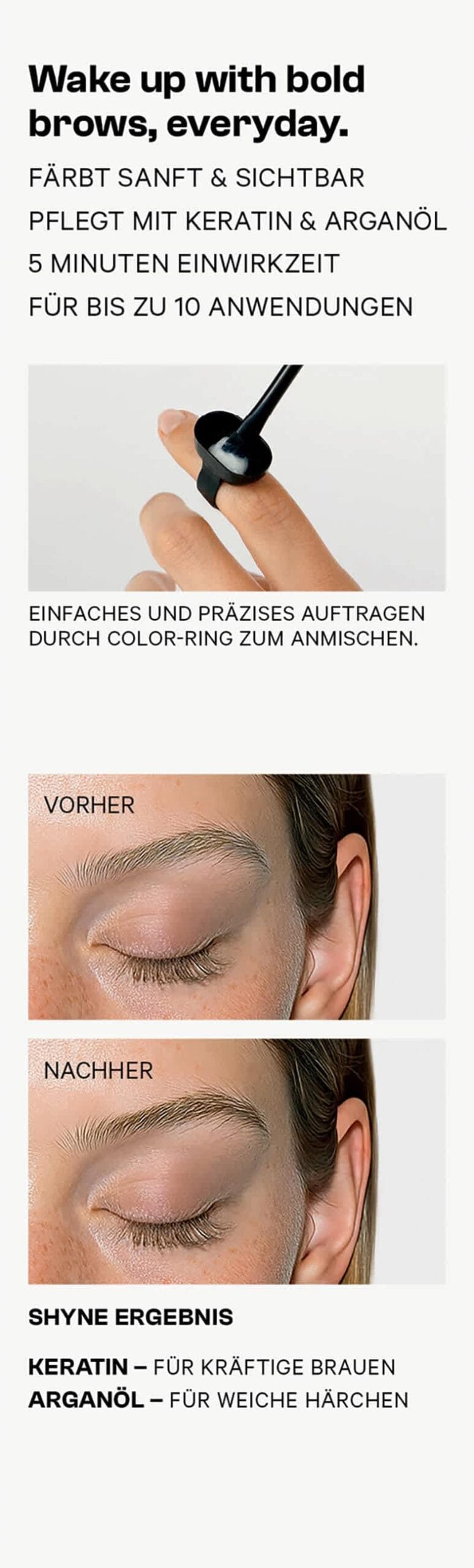 Shyne Professional Wenkbrauwkleur Donkerblond - Afbeelding 2