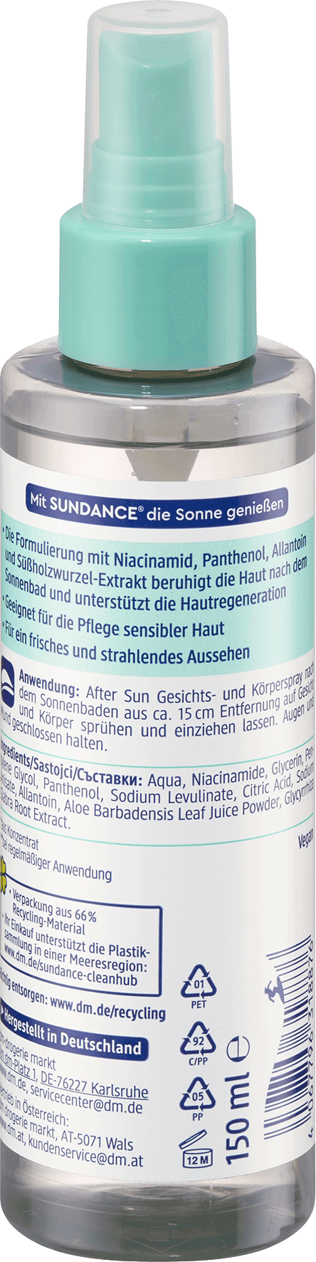 SUNDANCE After Sun Spray Sensitief - Afbeelding 2