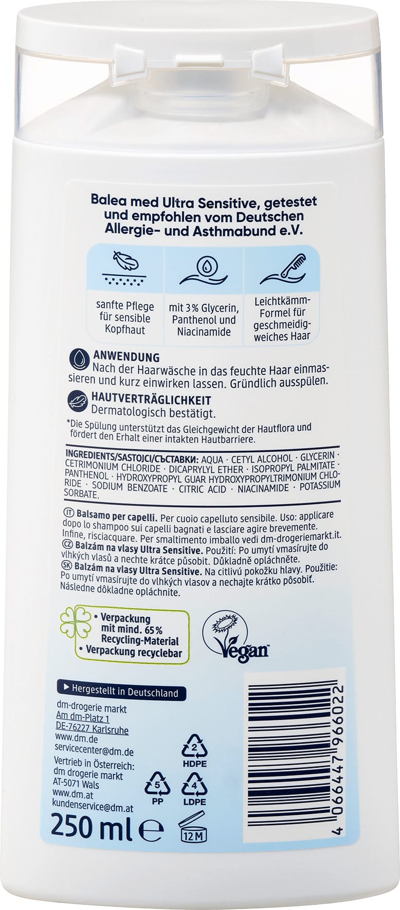 Balea Med Conditioner Ultra Sensitive - Afbeelding 2