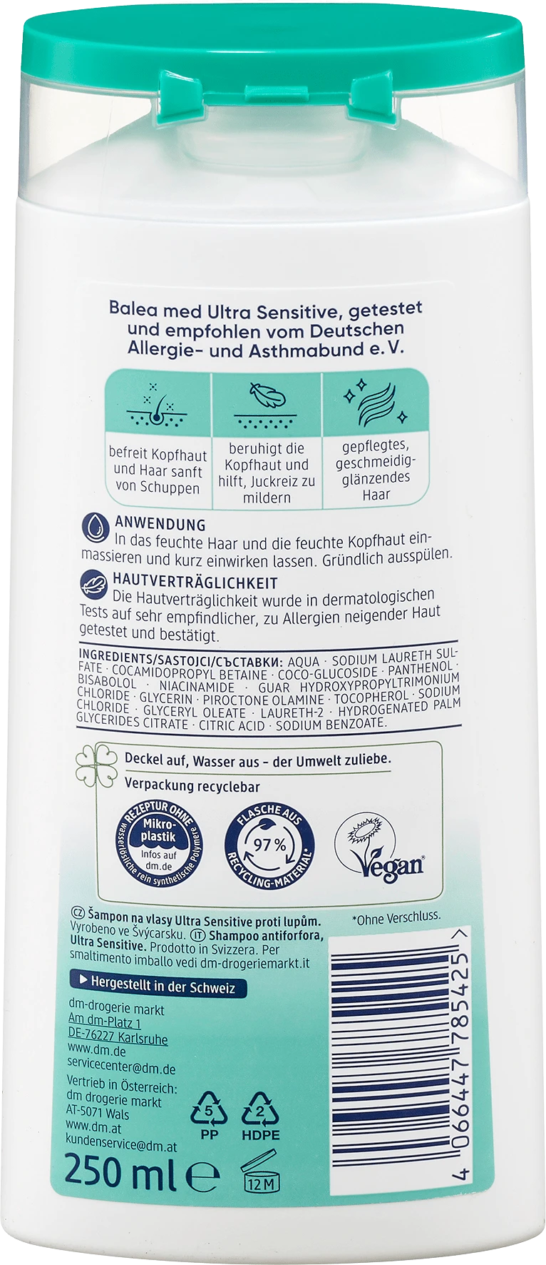 Balea Med Shampoo Anti-Roos Ultra Sensitive