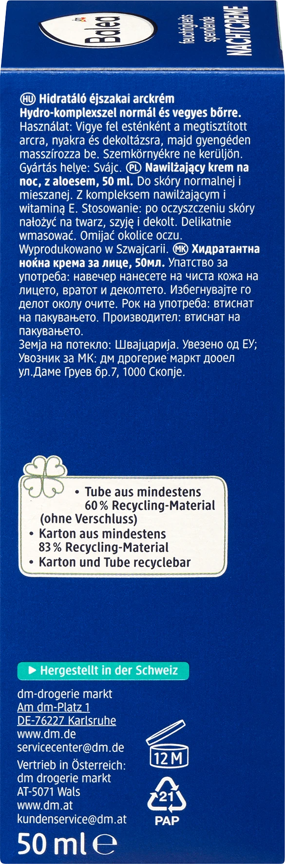 Balea Nachtcrème Hydraterend - Afbeelding 5