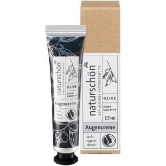Alverde Naturschoen Oogcrème Olive