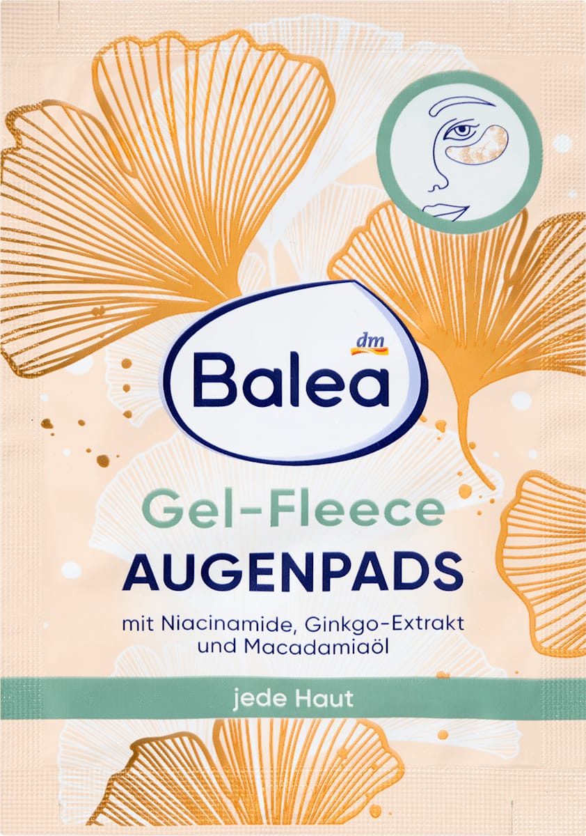 Balea Oogpads Gel Fleece 1 Paar