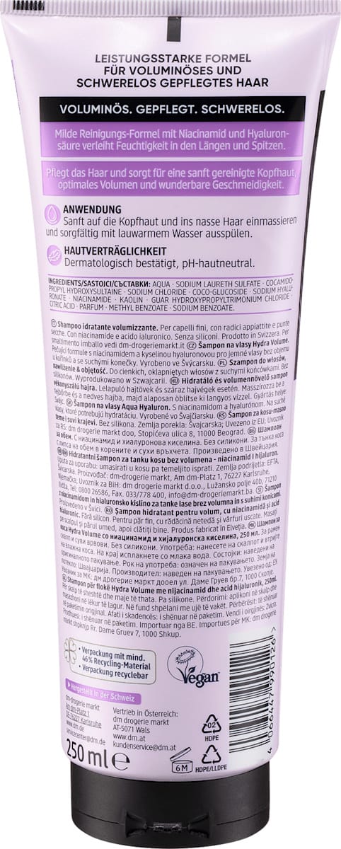 Balea Professional Shampoo Hydra Volume - Afbeelding 2