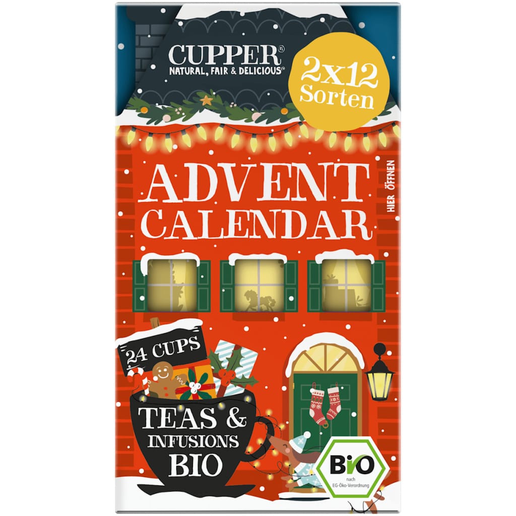 Cupper Adventskalender 2026 24 Theezakjes