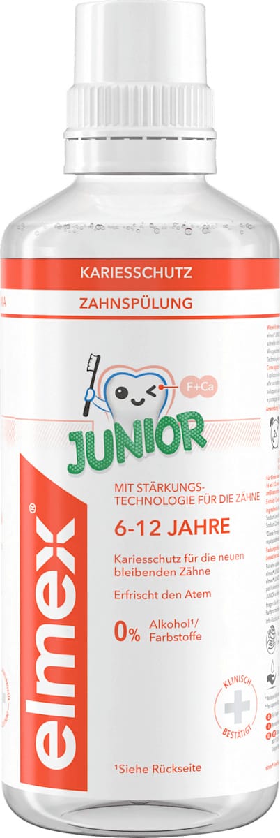 Elmex Mondspoeling Tegen Cariës Junior 6-12 Jaar - Afbeelding 3