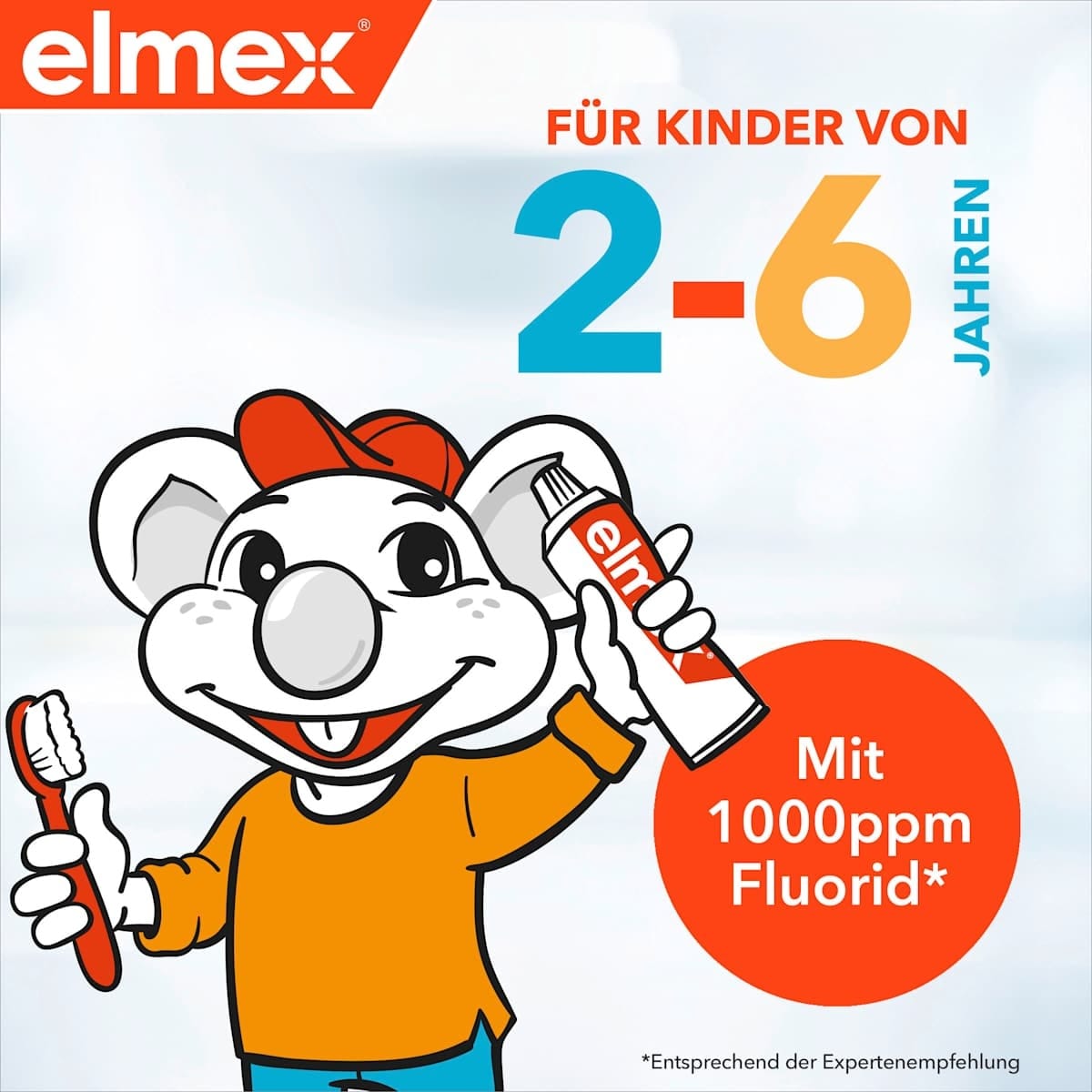 Elmex Tandpasta Kind Dubbelpak 2x50 ml - Afbeelding 6