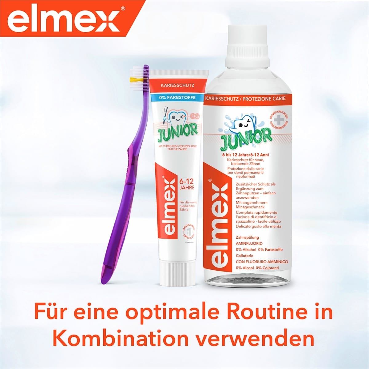 Elmex Tandpasta Junior 6-12 Jaar 2x75ml - Afbeelding 6