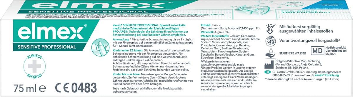 Elmex Tandpasta Sensitive Professional - Afbeelding 9