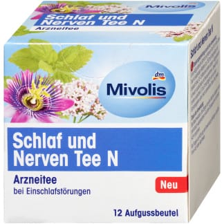 Mivolis Kruidenthee Slaap & Zenuwen 12 Theezakjes