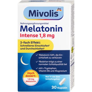 Mivolis Melatonine Intense Capsules 30 Stuks