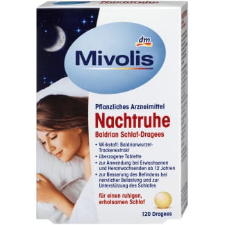 Mivolis Nachtrust Valeriaan Slaap Dragees