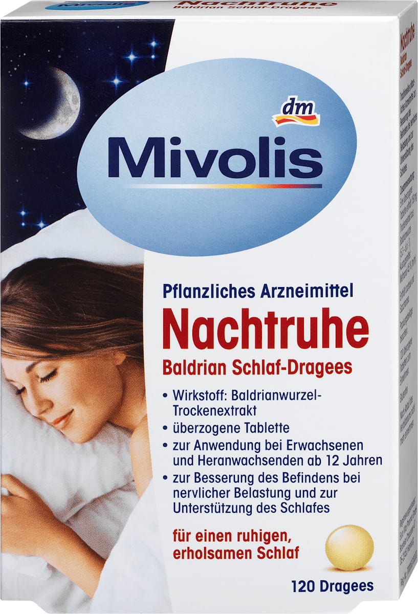 Mivolis Nachtrust Valeriaan Slaap Dragees