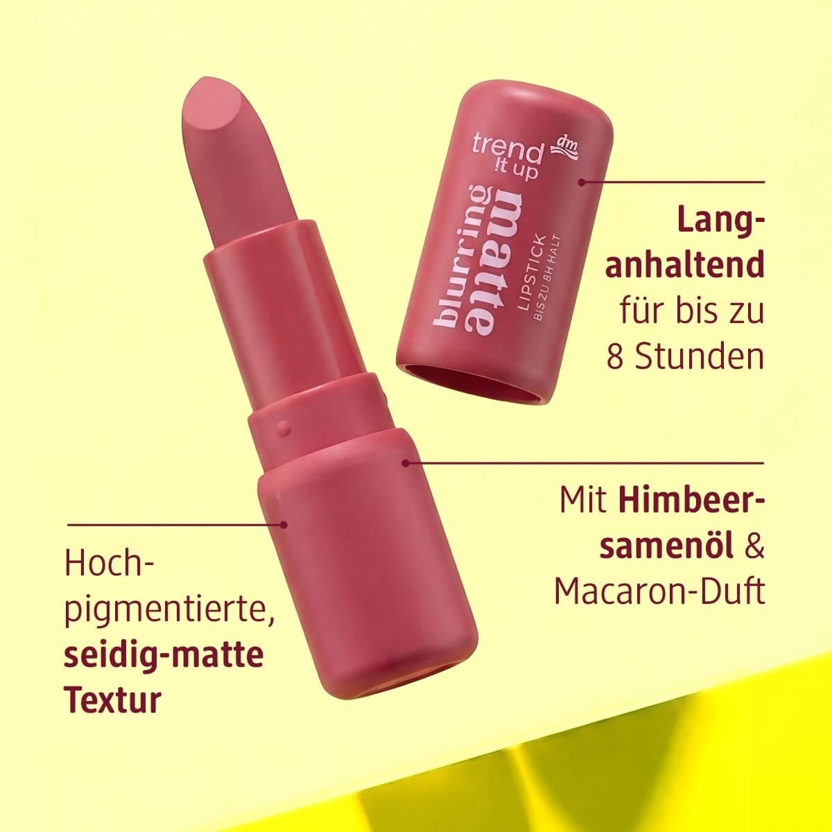 TREND !T UP Lippenstift Blurring Matte 200 - Afbeelding 6