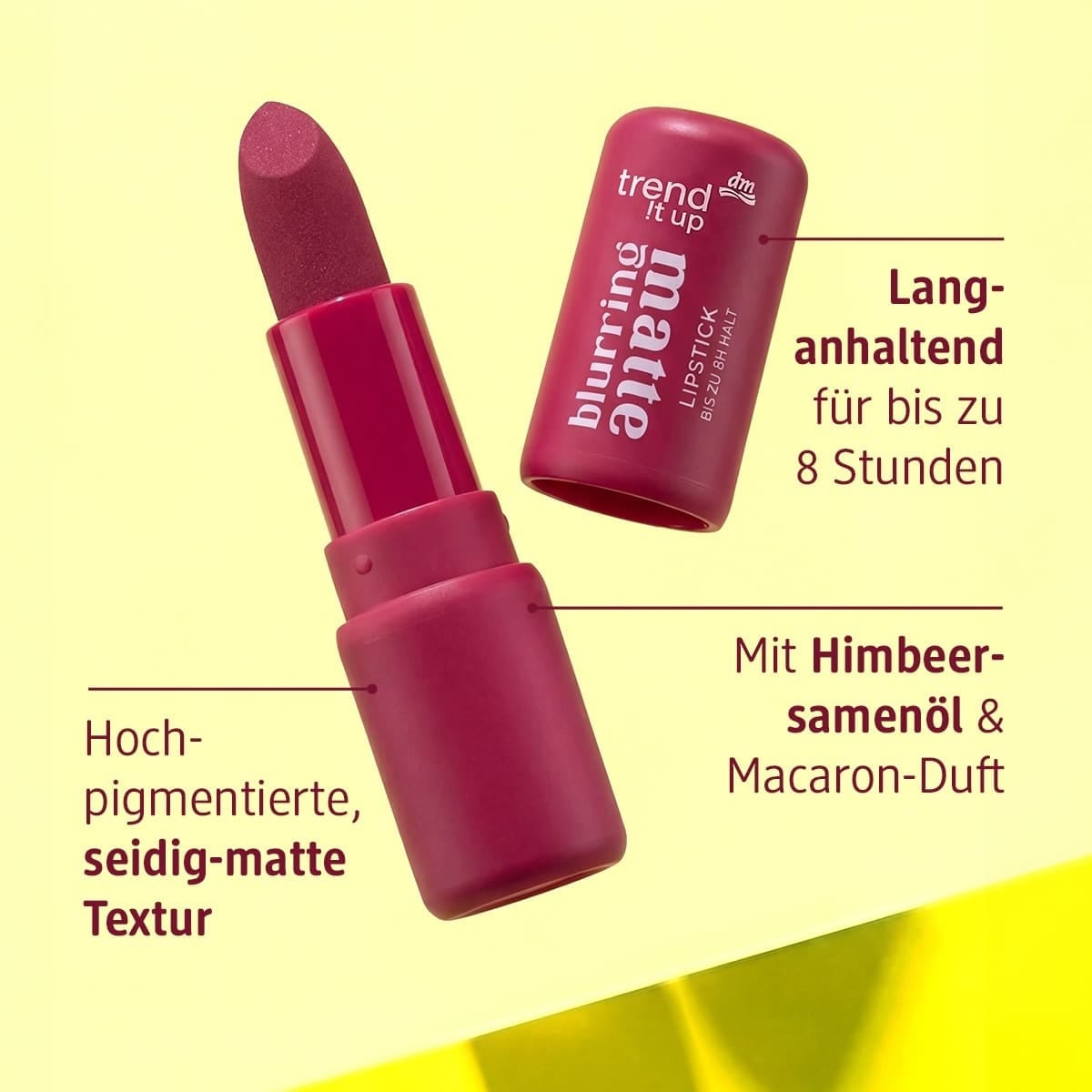 TREND !T UP Lippenstift Blurring Matte 250 - Afbeelding 6